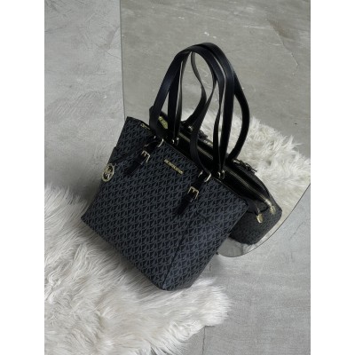 Сумка жіноча Майкл Корс чорний шопер Michael Kors Charlotte Top Zip Tote Shoulder Bag шоппер Сумка жіноча Майкл Корс чорний шопер Michael Kors Charlotte Top Zip Tote Shoulder Bag шоппер