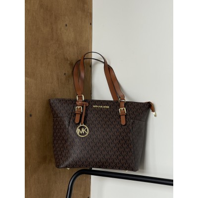 Сумка жіноча Майкл Корс коричневий шопер Michael Kors Charlotte Top Zip Tote Shoulder Bag шоппер Сумка жіноча Майкл Корс коричневий шопер Michael Kors Charlotte Top Zip Tote Shoulder Bag шоппер