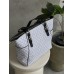 Сумка жіноча Майкл Корс шопер білий Michael Kors Charlotte Top Zip Tote Shoulder Bag