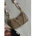Жіноча сумка Louis Vuitton Bolsa Easy Pouch On Strap бежевий клатч через плече
