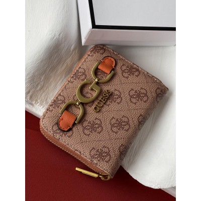 Жіночий гаманець Guess Dagan 4G міні помаранчевий Гесс