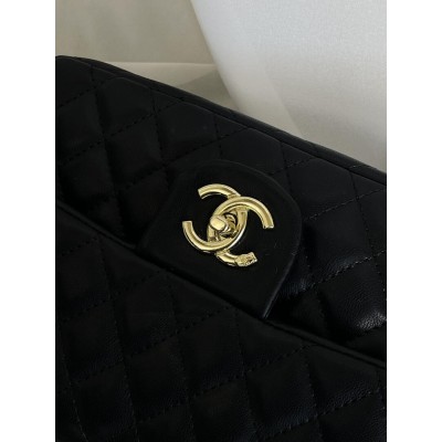 Сумка жіноча клатч Chanel Classic через плече чорний Шанель