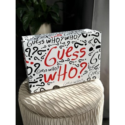 Фірмова упаковка коробка Guess WHO, упаковка на подарунок. Подарункова брендова упаковка Гесс "Вгадай хто?" Фірмова упаковка коробка Guess WHO, упаковка на подарунок. Подарункова брендова упаковка Гесс "Вгадай хто?"