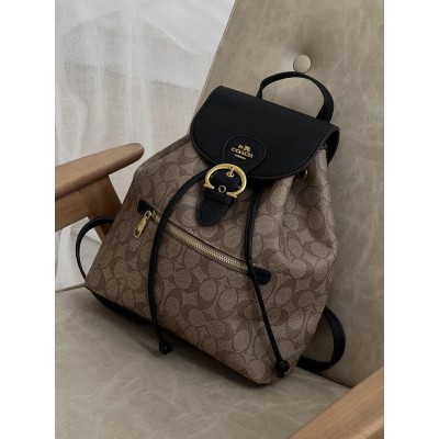 Жіночий коричневий рюкзак Coach Kleo Backpack Коуч Клео Жіночий коричневий рюкзак Coach Kleo Backpack Коуч Клео