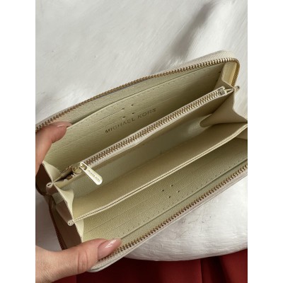 Гаманець Michael Kors Wallet, Майкл Корс жіночий великий молочний