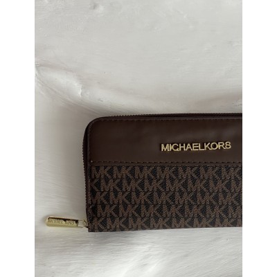 Гаманець Michael Kors Wallet, Майкл Корс жіночий великий коричневий