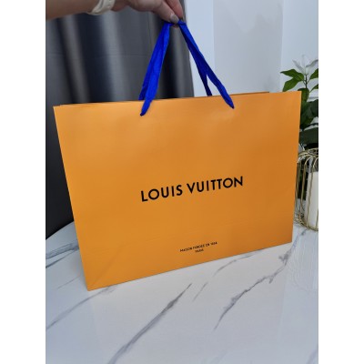 Фірмова упаковка великого пакету Louis Vuitton, упаковка на подарунок. Подарункова брендова упаковка Луї Віттон
