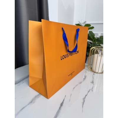 Фірмова упаковка великого пакету Louis Vuitton, упаковка на подарунок. Подарункова брендова упаковка Луї Віттон