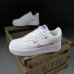 Nike Air Force 1 LX белые с черным, Размер 46