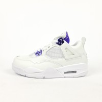 Nike AIR Jordan 4 Retro білі з бузковим, Розмір 36