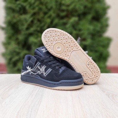 Adidas Forum Low Off White Thread чорні, Розмір 36