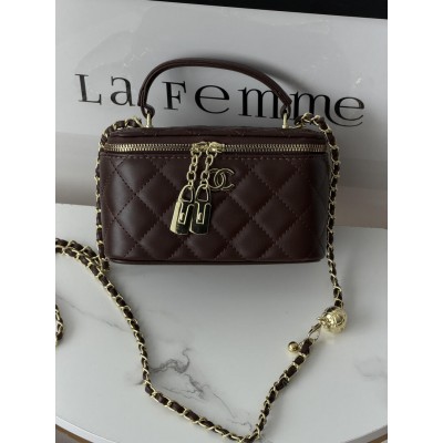 Сумка жіноча клатч Chanel Classic Lambskin шоколадний Шанель барило Сумка жіноча клатч Chanel Classic Lambskin шоколадний Шанель барило