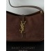 Жіноча сумка Yves Saint Laurent Le 5 A 7 YSL замшевий шоколад Ів Сен Лоран