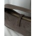Жіноча сумка Yves Saint Laurent Le 5 A 7 YSL сірий замшевий Ів Сен Лоран
