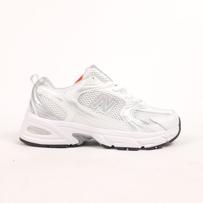 New balance 530 білі з сірим та сріблом, Розмір 36 New balance 530 білі з сірим та сріблом, Розмір 36