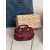 Сумка жіноча Coach Trail Crossbody 17 бордовий через плече Коуч