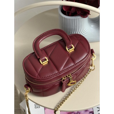Сумка жіноча Coach Trail Crossbody 17 бордовий через плече Коуч