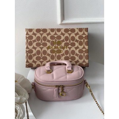 Женская сумка Coach Trail Crossbody 17 розовый через плече Коуч Женская сумка Coach Trail Crossbody 17 розовый через плече Коуч