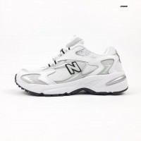 New Balance 725 белые с серым и черным, Размер 41
