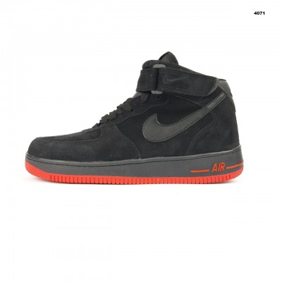 Nike Air Force 1 високі Чорні з червоним, Розмір 41 Nike Air Force 1 високі Чорні з червоним, Розмір 41