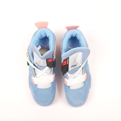 Nike AIR Jordan 4 Retro блакитні з пудрой, Розмір 38