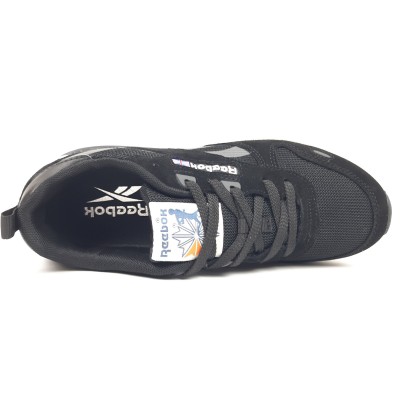 Reebok Classic Leather Cordura чорні на білій, Розмір 42