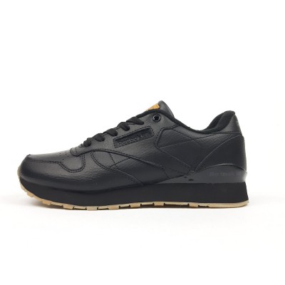 Reebok Classic Leather черные на бежевом, Размер 36 Reebok Classic Leather черные на бежевом, Размер 36