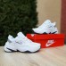 Nike M2K Tekno білі з чорним та сріблом, Розмір 39