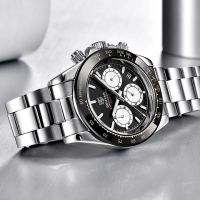 Benyar BY-5169 Silver-Black-White