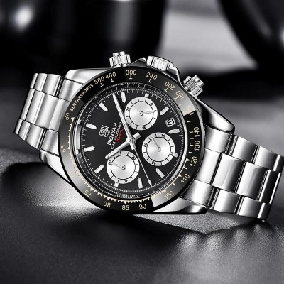 Benyar BY-5169 Silver-Black-White