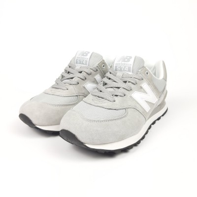 New Balance 574 светло серая белая N, Размер 45