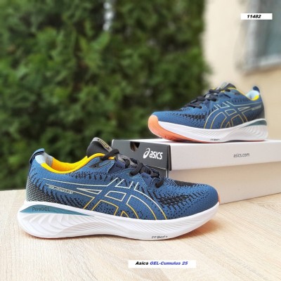 Asics GEL-Cumulus 25 сині з помаранчевим, Розмір 36