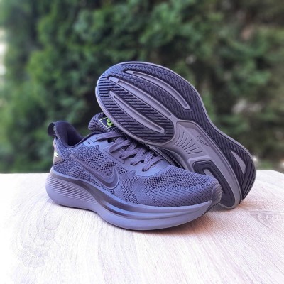 Nike ZOOM темно серые с салатовым, Размер 45