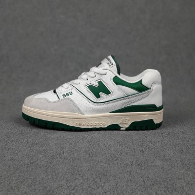 New Balance 550 білі з зеленим, Розмір 44