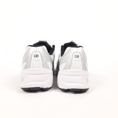 New balance 740 белые с черным и серебром SN, Размер 40