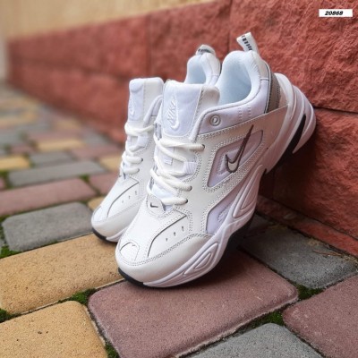 Nike M2K Tekno білі з чорним та сріблом, Розмір 39