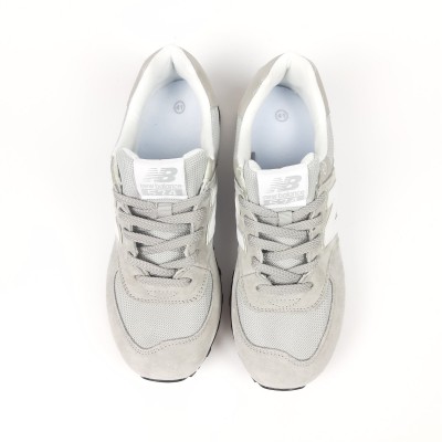 New Balance 574 светло серая белая N, Размер 45