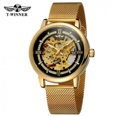 Forsining 8173 Gold-Black Mesh Forsining 8173 Gold-Black Mesh
