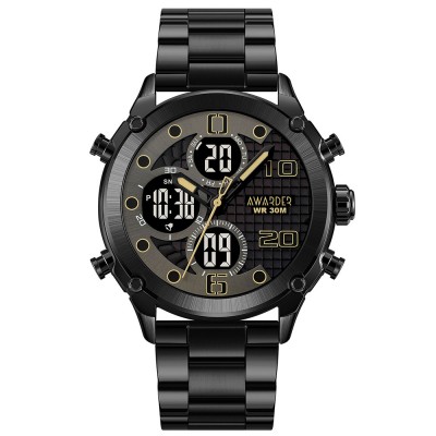 Awarder 017 Black-Black Steel Awarder 017 Black-Black Steel