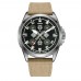 Awarder Embroidery Silver-Army Green Khaki Battery 10ATM
