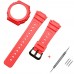 Ремешок + безель (рант) для Casio G-Shock GA-2100/GA-2110 Red Black