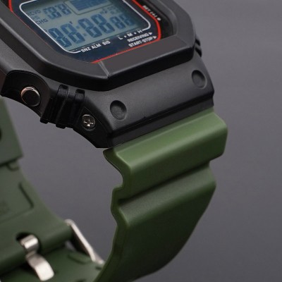 Ремінець для Casio G-Shock DW-5600/6900/G-5600/GW-M5610 Blue Black