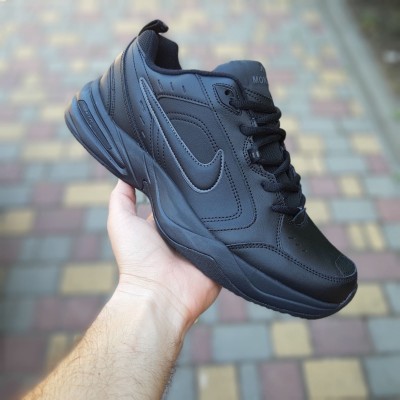 Nike AIR Monarch чорні шкіра Великани, Розмір 48