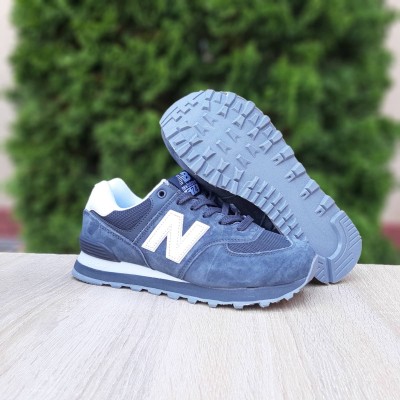 New Balance 574 темно сірі (біла N), Розмір 38
