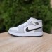 Nike Air Jordan 1 MID білі з сірим, Розмір 44