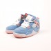 Nike AIR Jordan 4 Retro блакитні з пудрой, Розмір 39