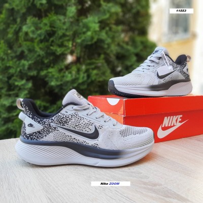 Nike ZOOM светло серые с черным, Размер 44