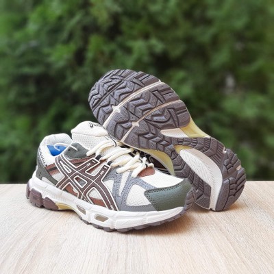 Asics Gel-kahana 8 бежевые с серым и коричневым, Размер 43