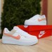 Nike Air Force 1 Shadow белые с серым с пудрой, Размер 36