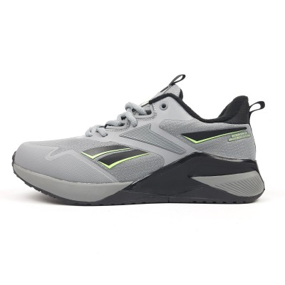 Reebok Nano X2 Fleece Light Gray Black сірі з салатовим, Розмір 44 Reebok Nano X2 Fleece Light Gray Black сірі з салатовим, Розмір 44